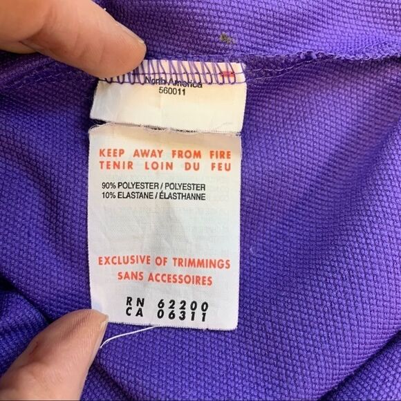 PUMA purple pullover jacket Sz XL - Picture 6 of 7